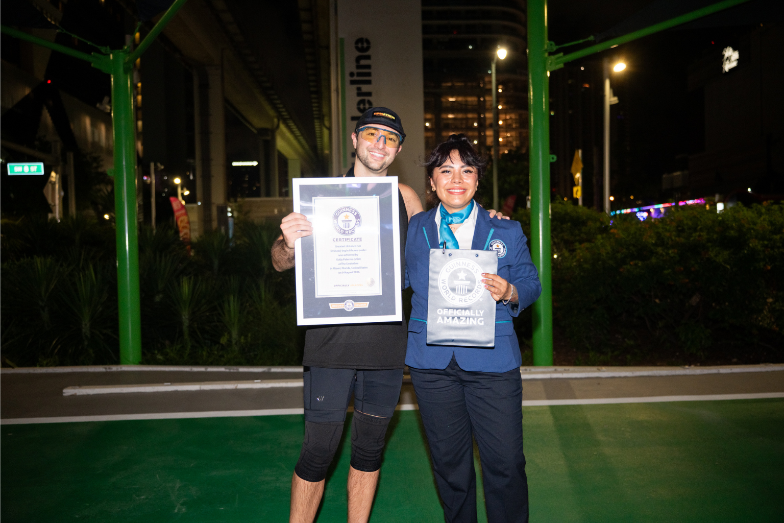 Eddy Palermo Completes Guinness World Record Run While DJing Live For Eight Hours